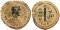 Byzantine coin of Justinian AE decanummium - Carthage Mint